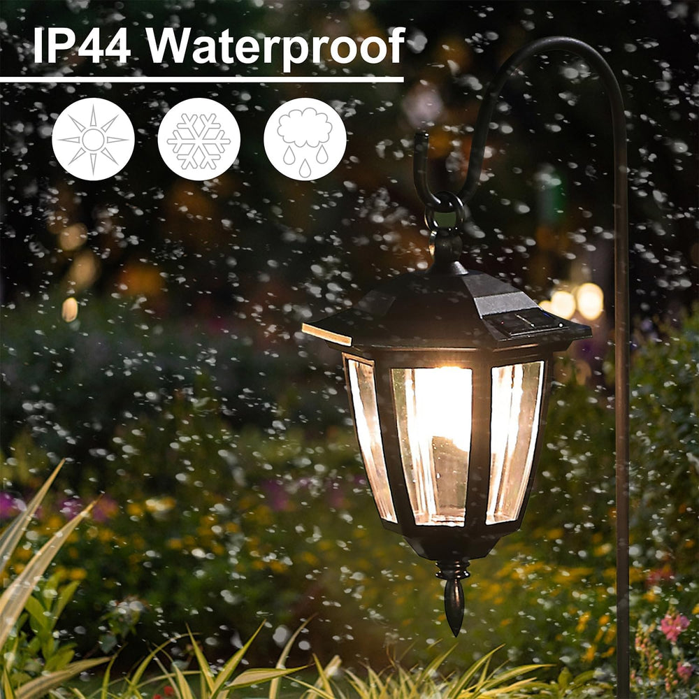 Dynaming 6 Pack Solar Hanging Lights Outdoor, Solar Powered Garden Decorative...