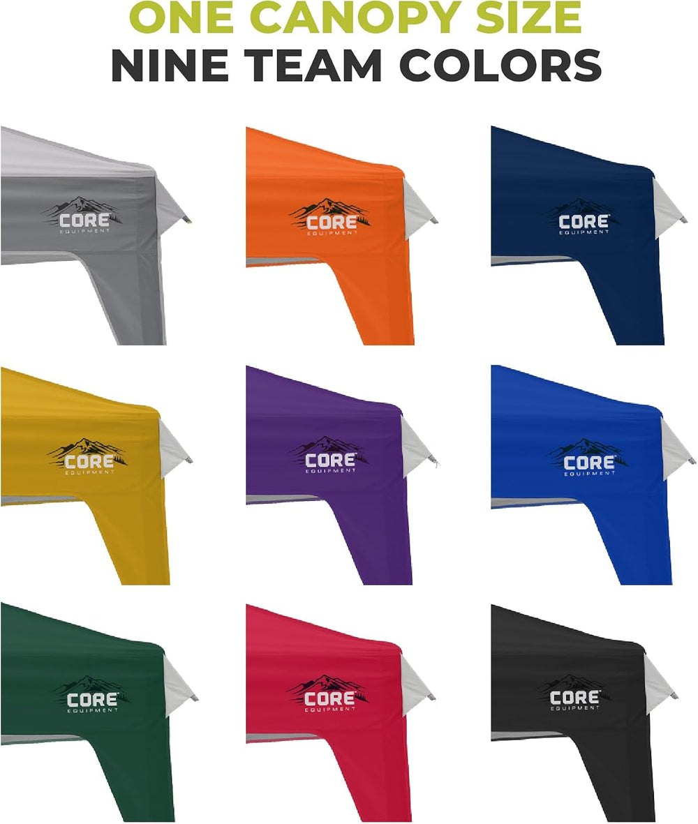 CORE 10x10 Replacement Top for Straight Leg Pop Up Canopy Tent | UPF 50+ Sun ...