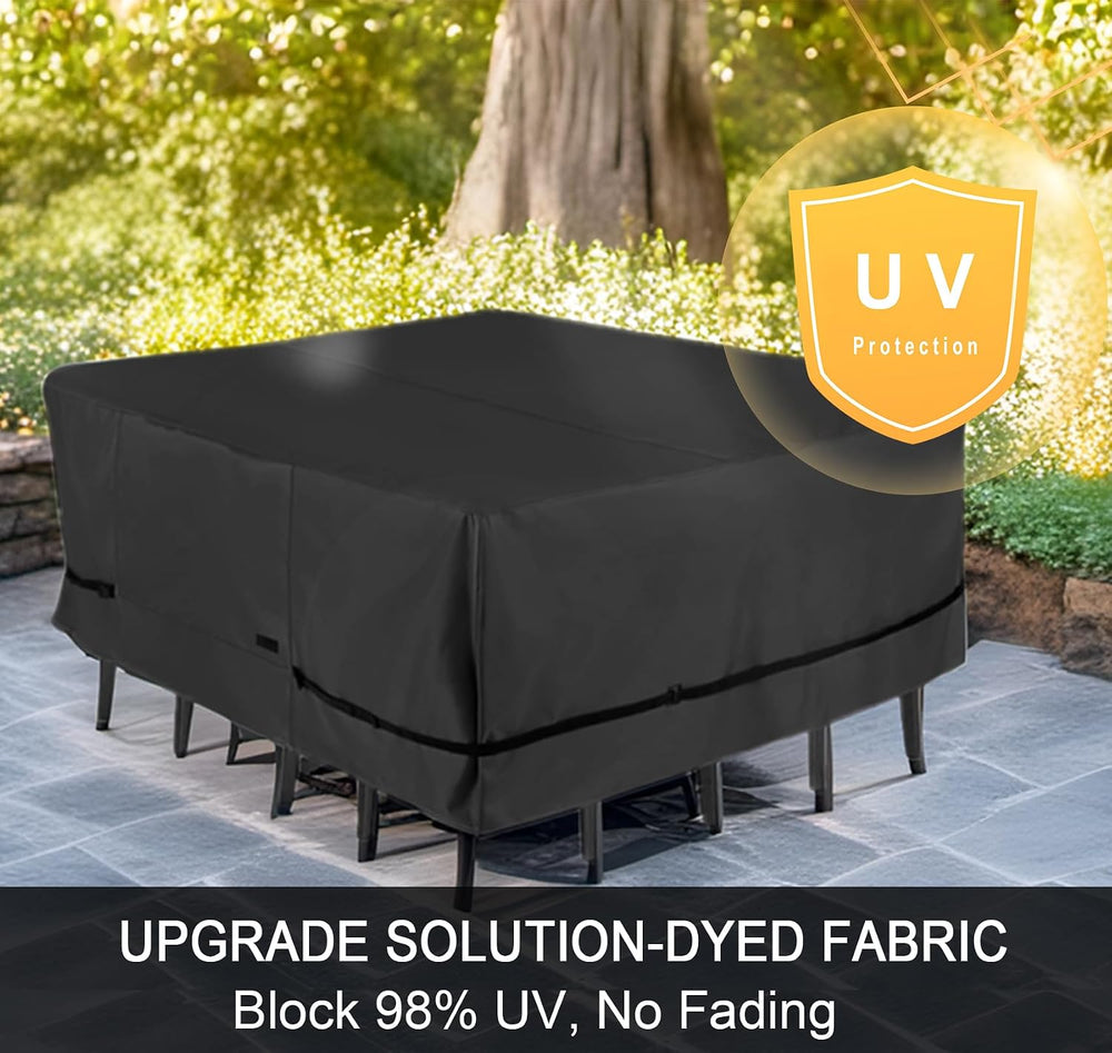 NettyPro Patio Table Cover Square 80 x 80 Inch, Waterproof Outdoor Furniture ...