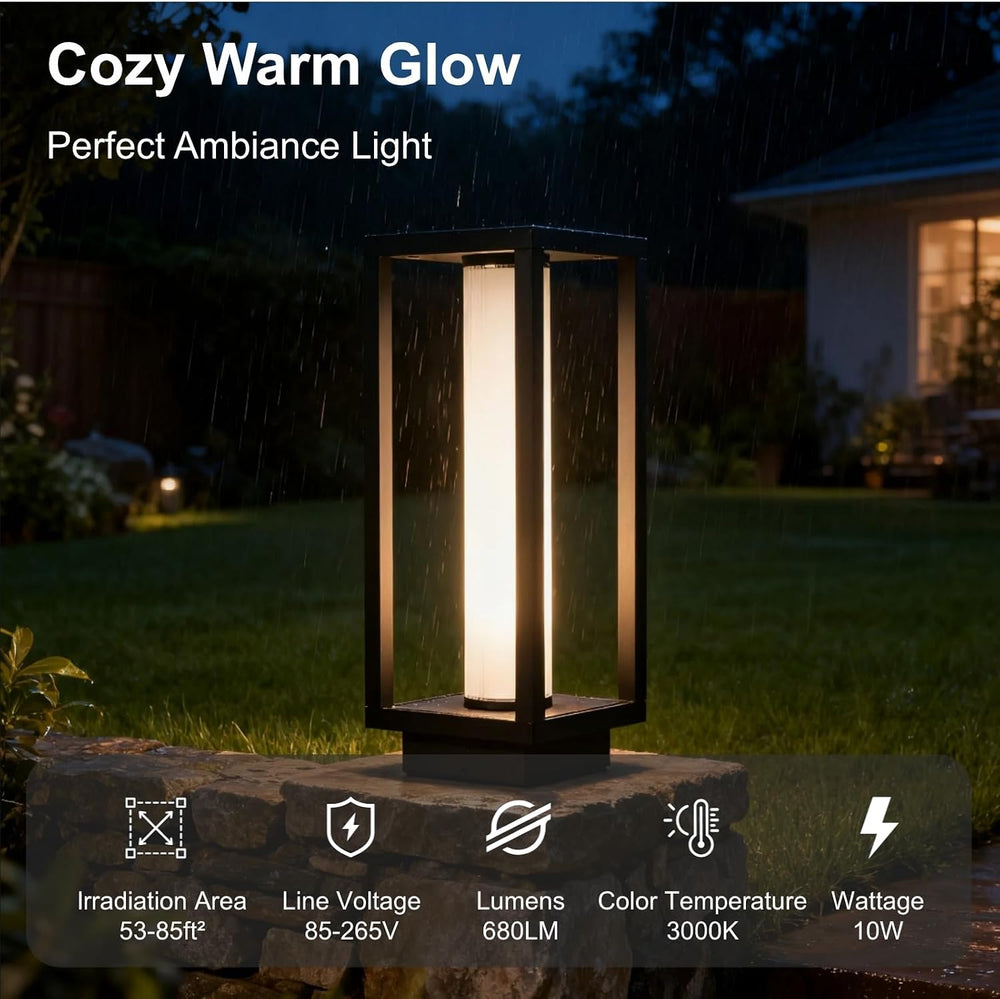 SkyGlow 15" Pathway, Column, and Garden 3-in-1 Light, 120V/12V Aluminum ...