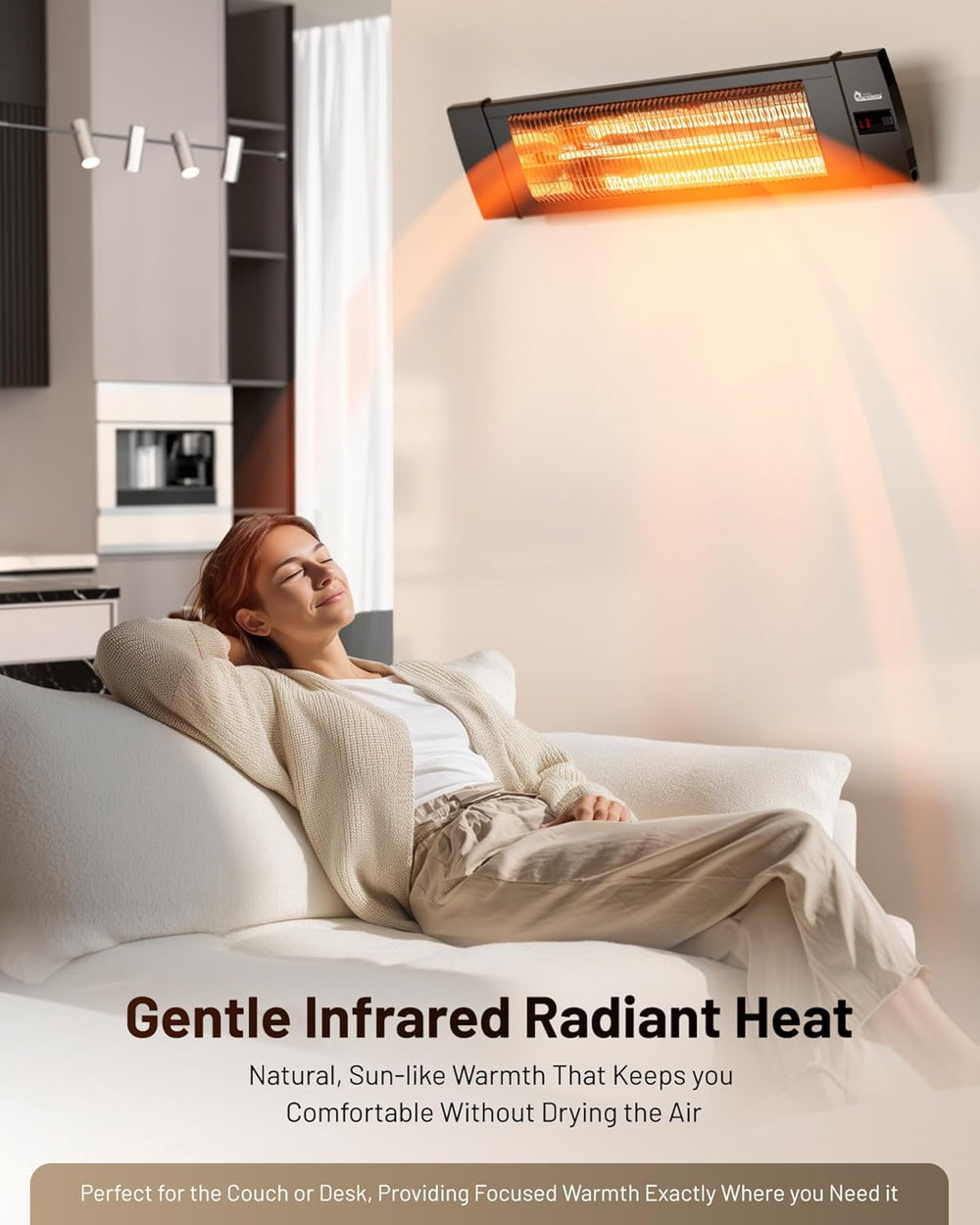 DR. INFRARED HEATER Portable Infrared Indoor and Outdoor Space Heater for Pat...