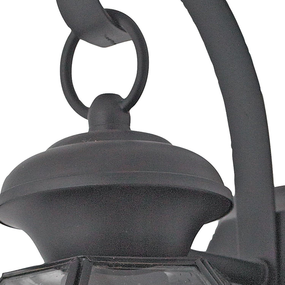 Quoizel Newbury 12" Outdoor Wall Lantern, Mystic Black