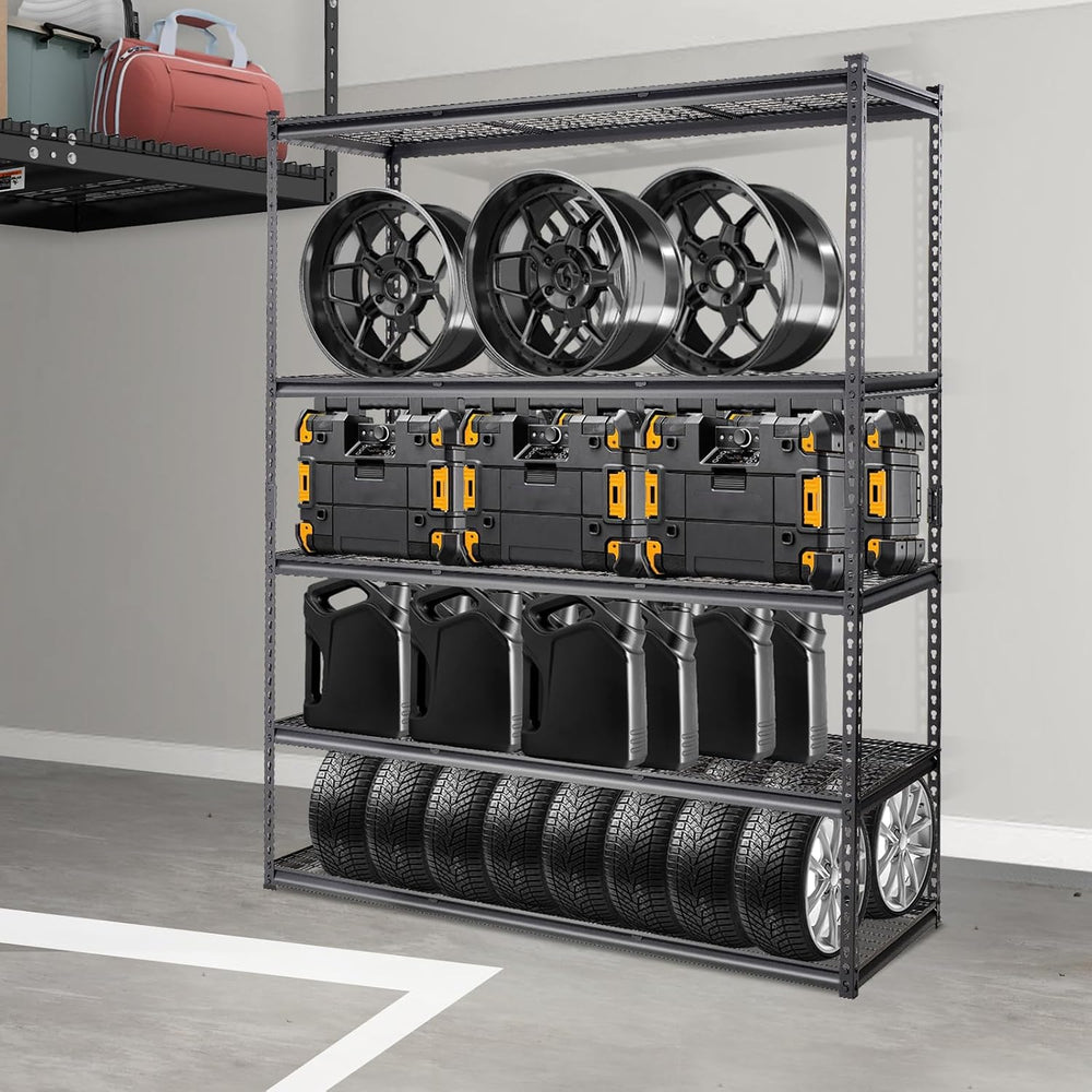 VEVOR Storage Shelving Unit 5-Tier Adjustable 2000 lbs Capacity 60"x24&q...