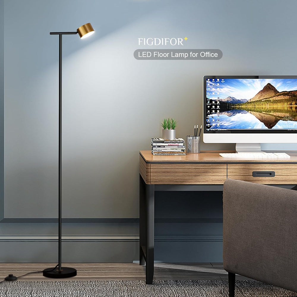 Floor Lamps for Living Room, 3 Color Temperatures Floor Reading Lamp with Fle...