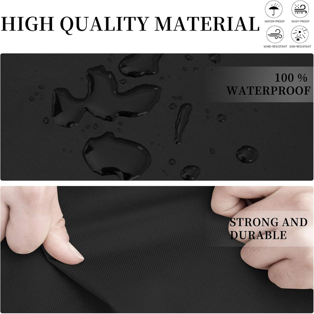 Easy-Going 600D Patio V-Shaped Sectional Sofa Cover 100" L(on Each Side)