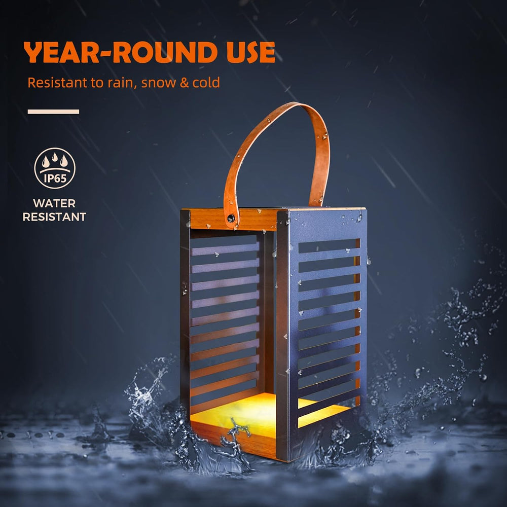 Solar Yard Outdoor Solar Lanterns, Solar Lamp Decorative Outdoor Water-Resist...