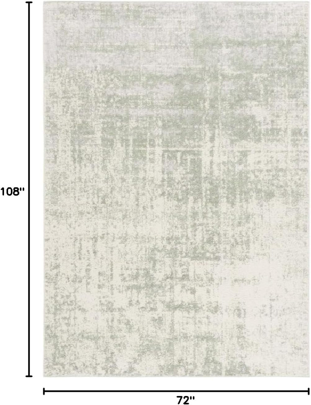 SAFAVIEH Adirondack Area Rug 6x9, Modern Sage & Ivory ADR207W