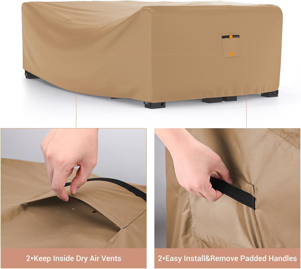 Mrrihand Outdoor Patio Furniture Covers Waterproof 98"Lx78"Wx30&quo...