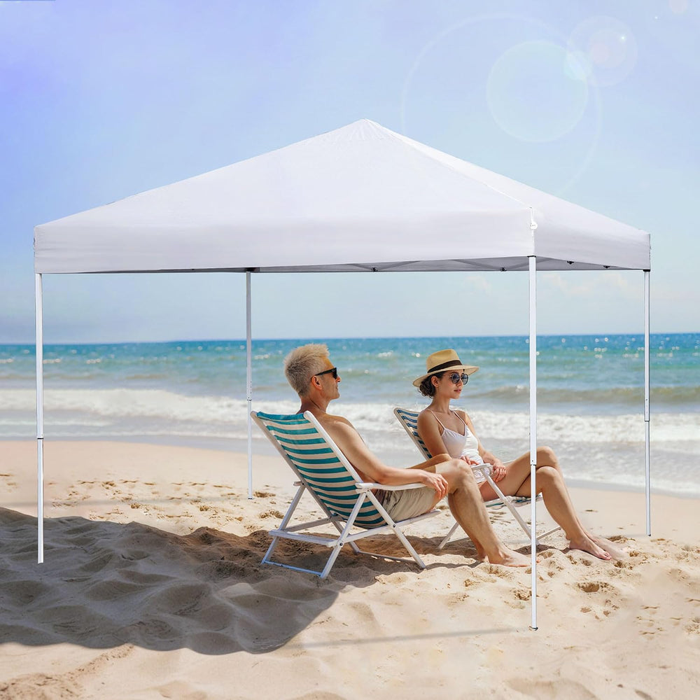 LEMY 10x10 Pop Up Canopy Tent,Instant Outdoor Patio Canopy with Wheeled Carry...