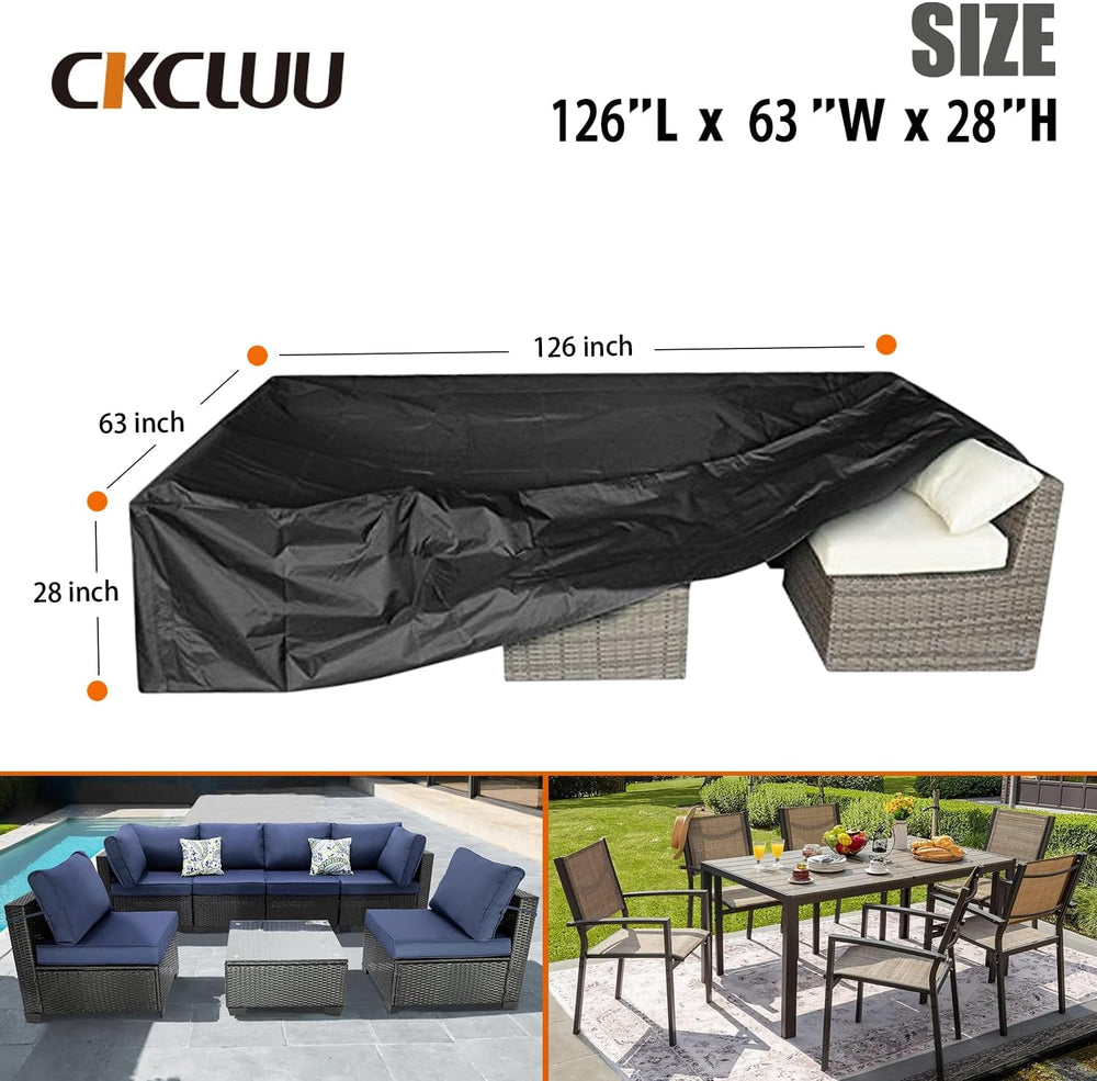 Patio Furniture Set Cover Outdoor Sectional Sofa Set Covers Outdoor Table and...