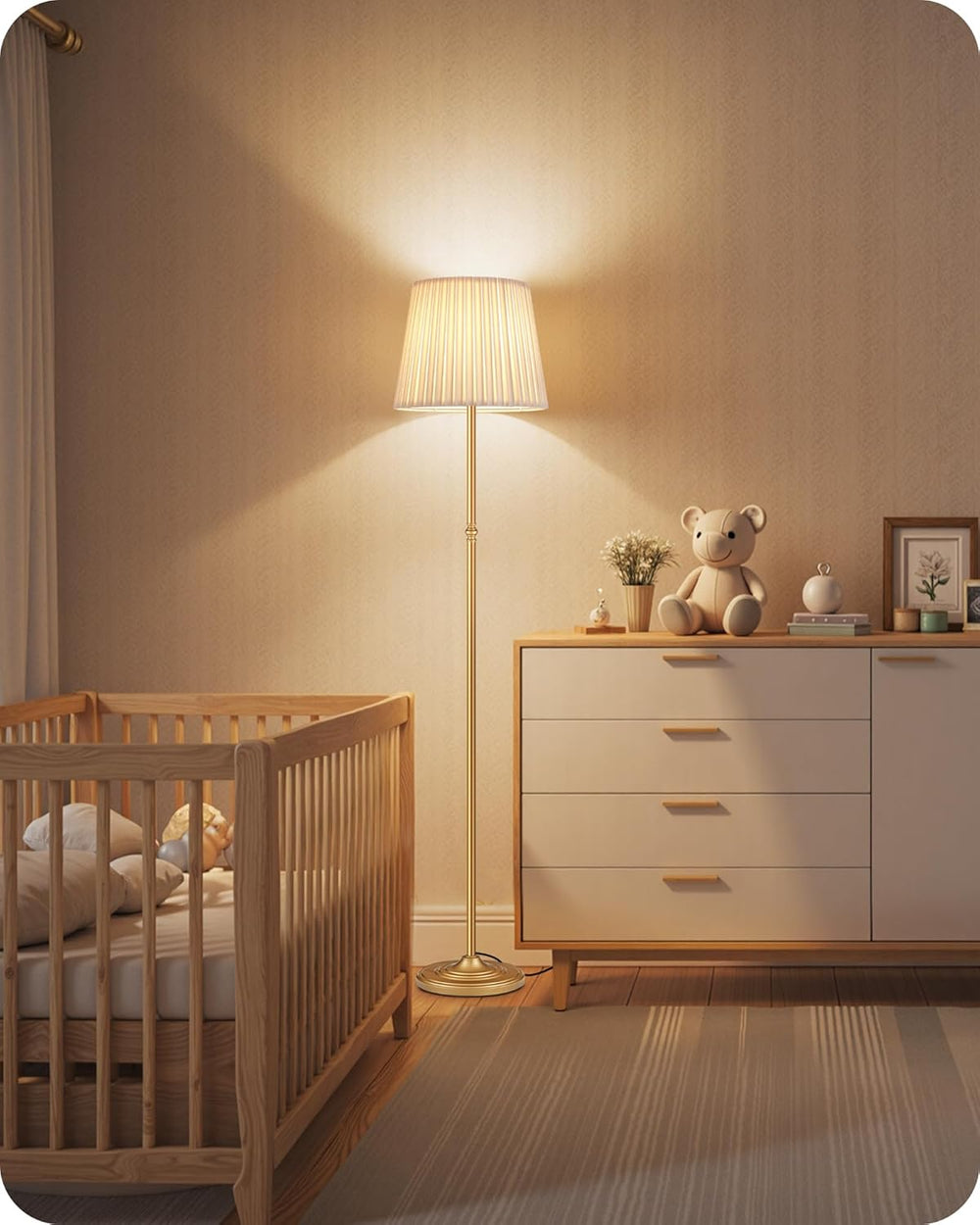 Dimmable Floor Lamp for Living Room, 68" Tall Standing Lamp, Reading Lig...