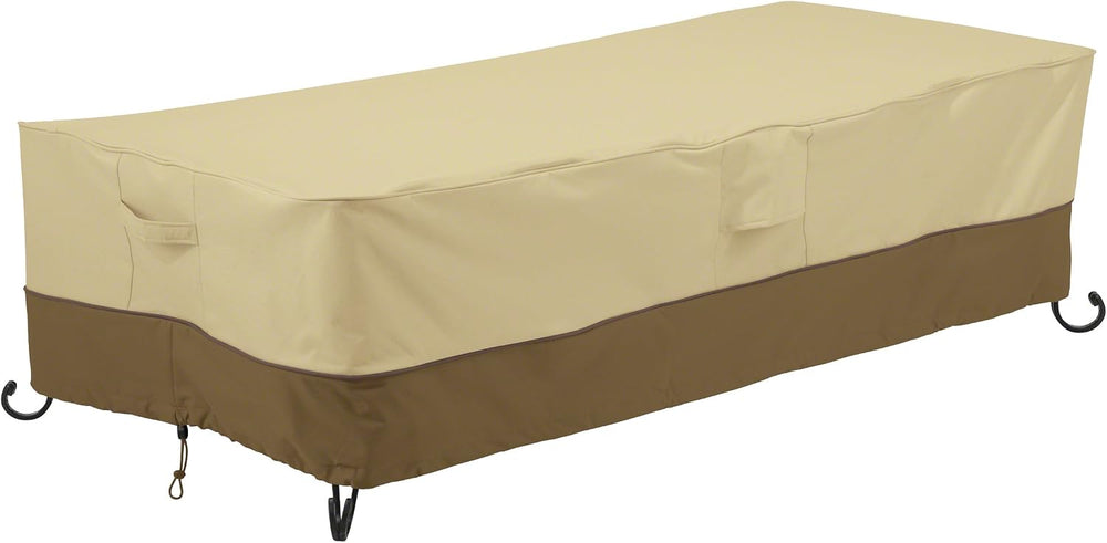 Classic Accessories Veranda Water-Resistant 60 Inch Rectangular Fire Pit Tabl...