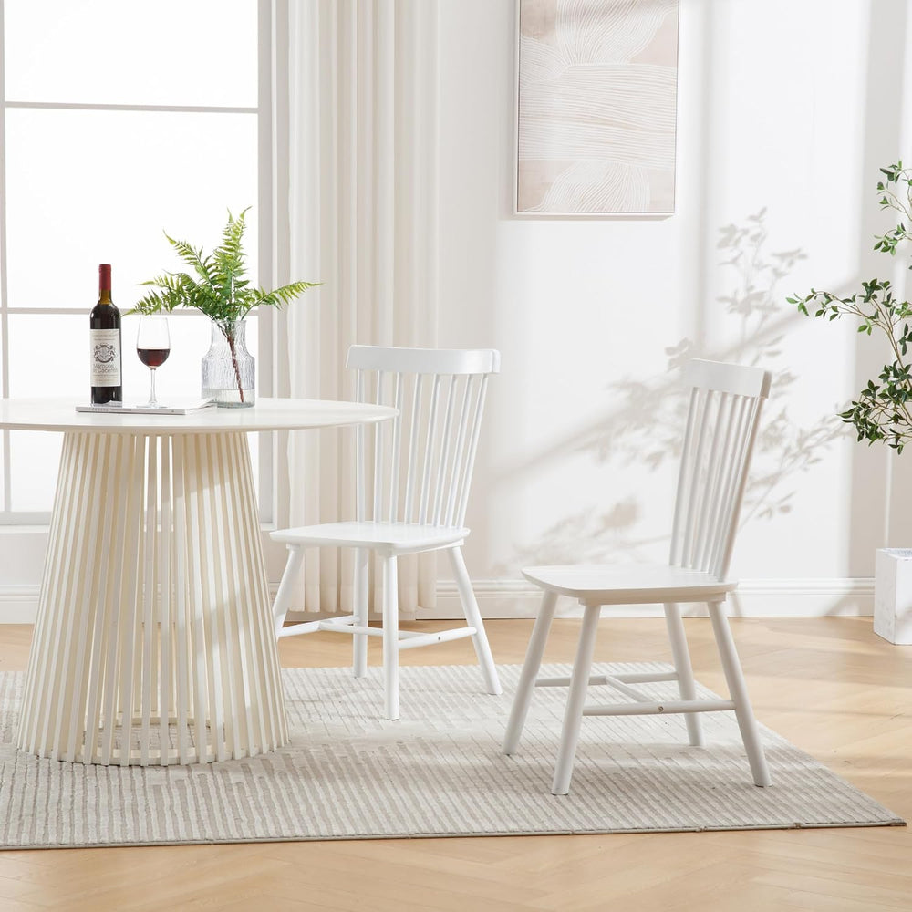 chairus Dining Chairs Set of 8, Dining Room Side Chair Farmhouse Natural Wood...