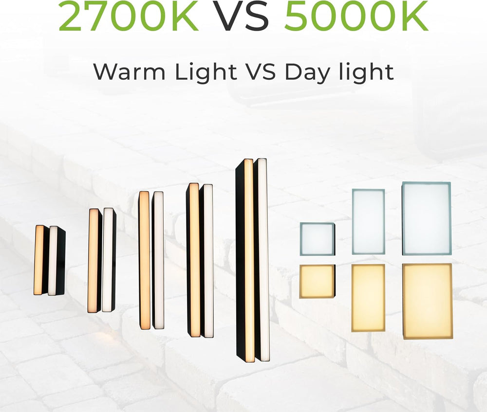 LUMENGY Paver Light Slim 0.5x9 Inch (0.55x8.85), 5000K Daylight, Glare-Free L...