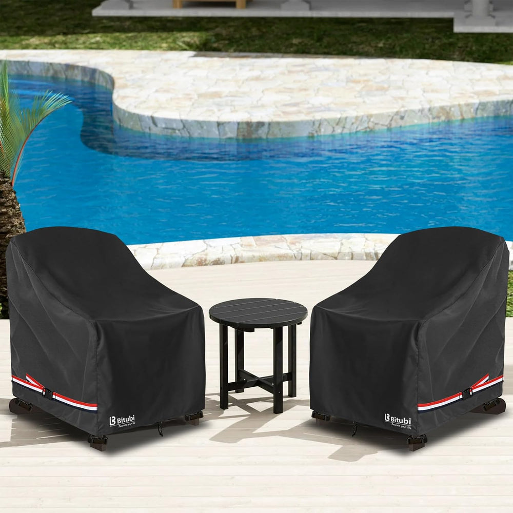 Bitubi Waterproof 2 Pack Patio Adirondack Chair Cover for Outdoor Chair Size ...