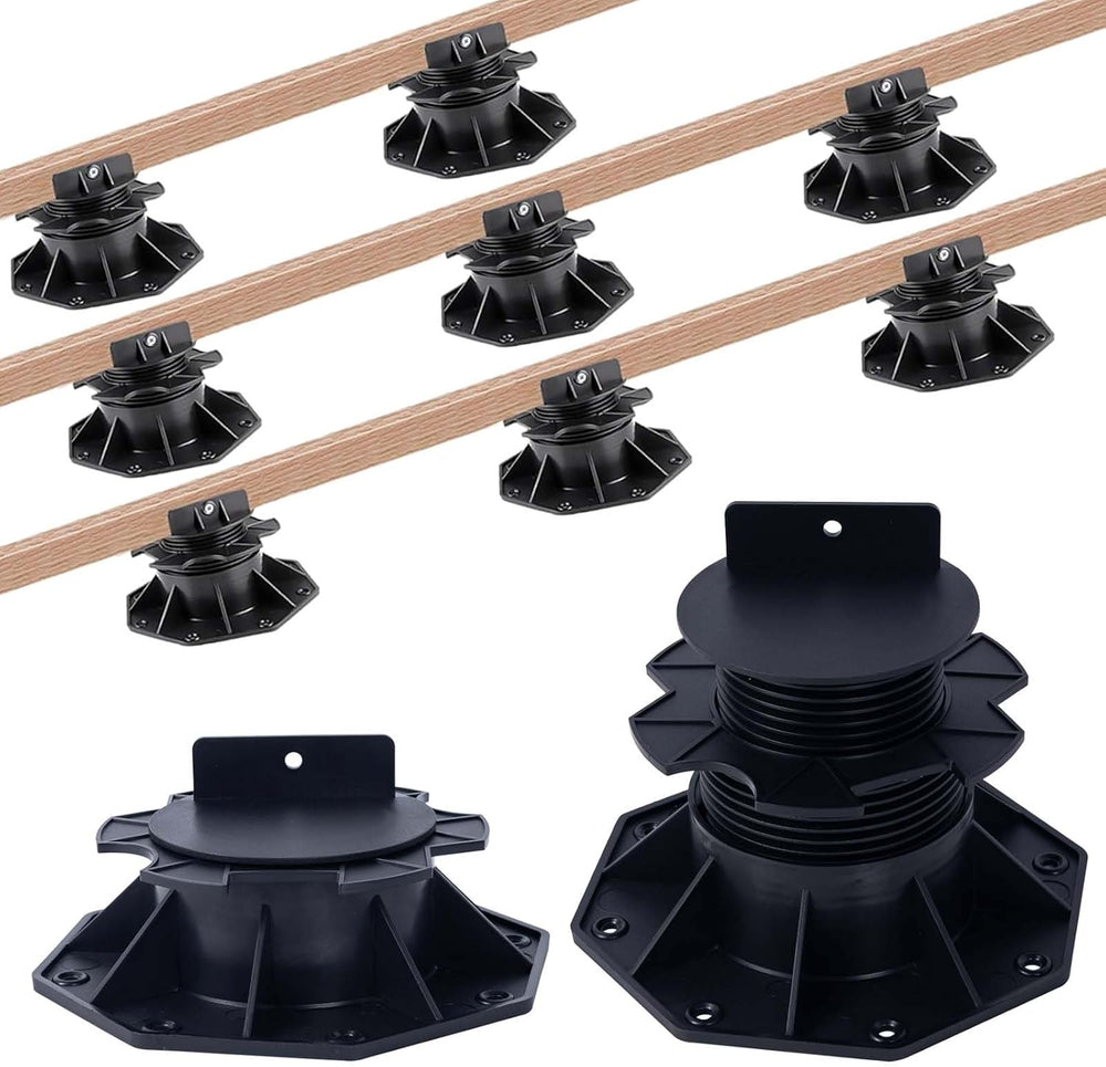 10 Pack Adjustable Plastic Pedestal Paver,Floor Slate Support Floor Lift,Deck...