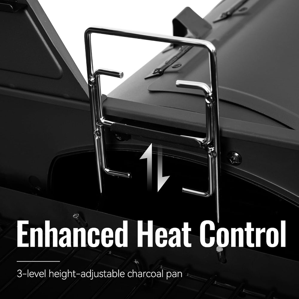 ZH3005Y 2-Burner Gas & Charcoal Grill Combo with Offset Smoker