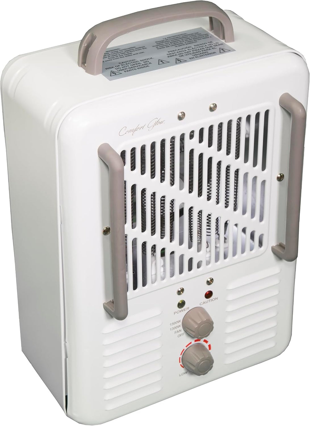 Comfort Glow EUH341 Milkhouse Style Electric Heater 5,200 Btu, White, Length:...