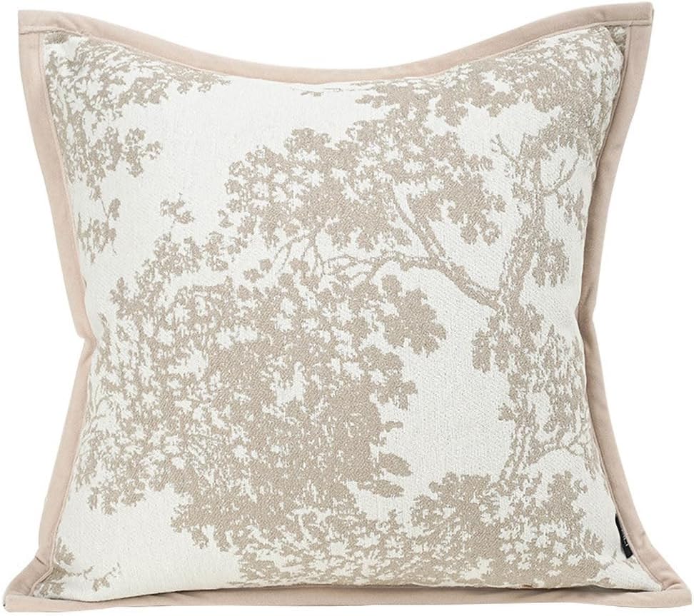 Croker Horse 22x22'' inches Throw Pillow Cushion Covers - White Beige...
