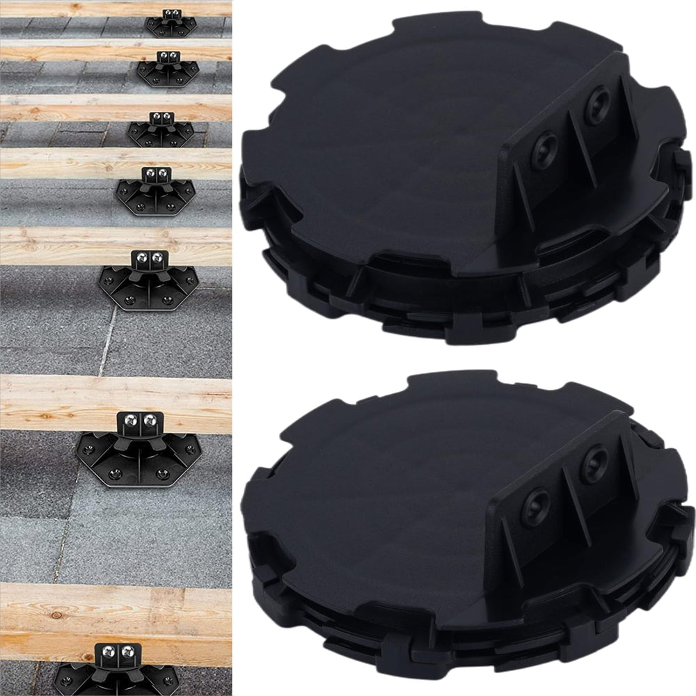 28Pack Adjustable Support Pedestal Foundation Base for Floating Deck Platform...