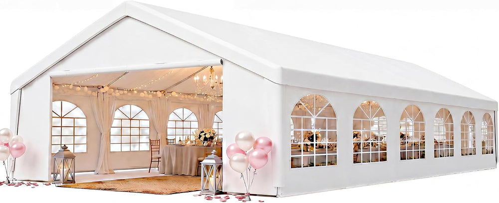 Aoxun 20x40 Party Tent,Heavy-Duty Canopy Tents for Parties Weddings Events