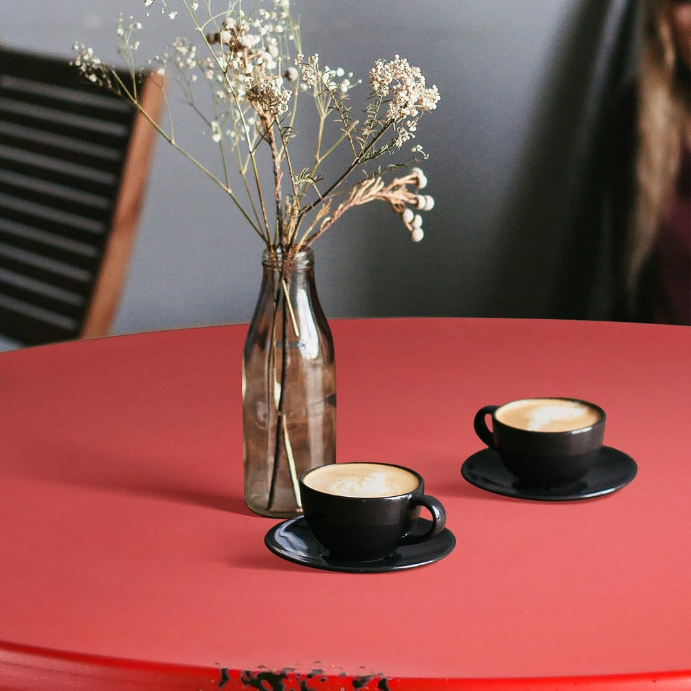 Industrial Pub Table 23.6" Iron Round Desktop 37.4" Height Cast Iro...