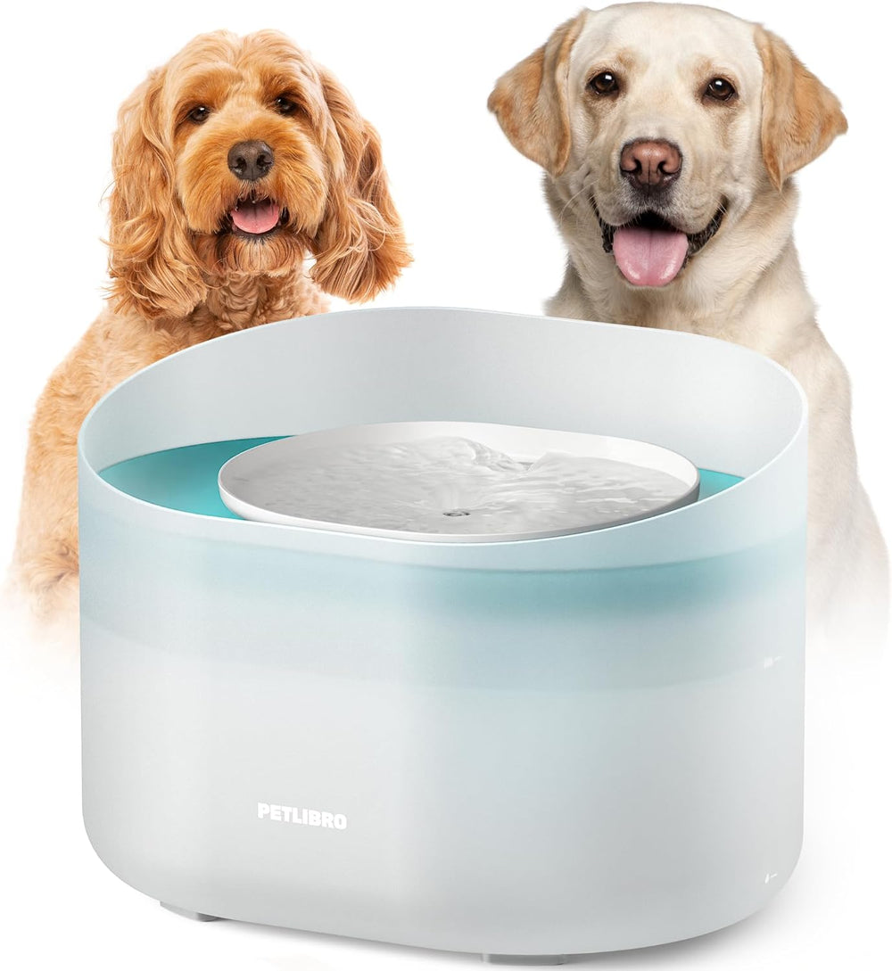 PETLIBRO 2.1Gal/8L Dog Water Fountain for Large Dog, Anti-Splash Dog Water Bo...