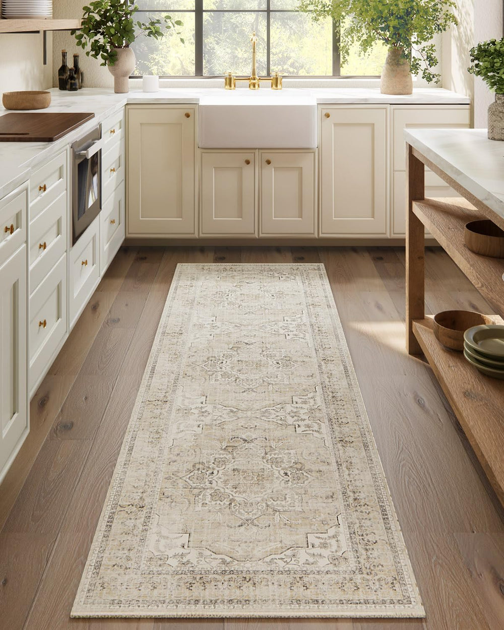 Washable Kitchen Rugs Runners for Hallways: 2'6"x8' Long Carpet ...