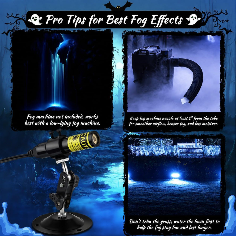 Blue Laser Line Projector for Halloween Swamp Party Decoration