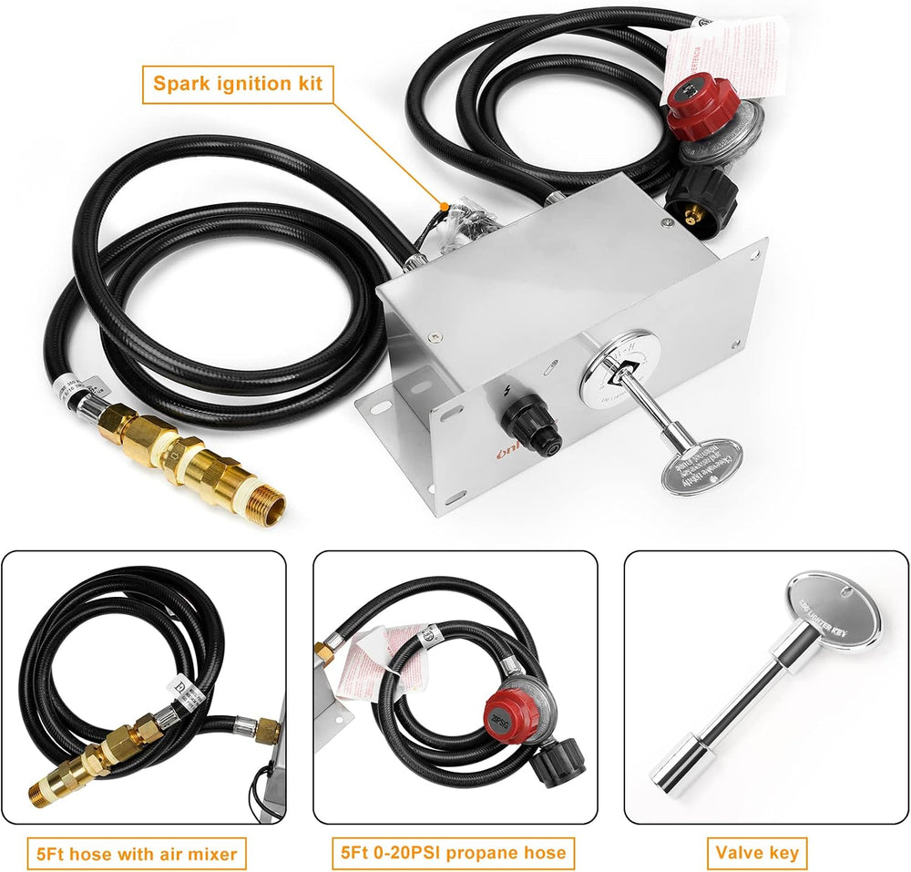 onlyfire All-in-One Propane Gas Fire Pit Ignition System Kit