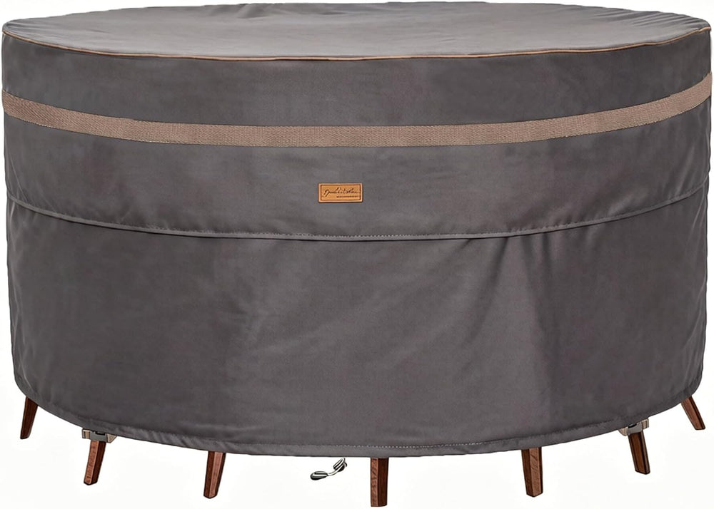 Round Patio Table Cover Outdoor Furniture Waterproof 96"Dia