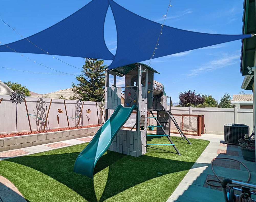 Coarbor 20' x 20' x 20' Sun Shade Sail Canopy Sunshade Outdoor He...