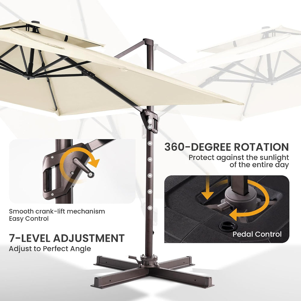 Outdoor Cantilever Patio Umbrella