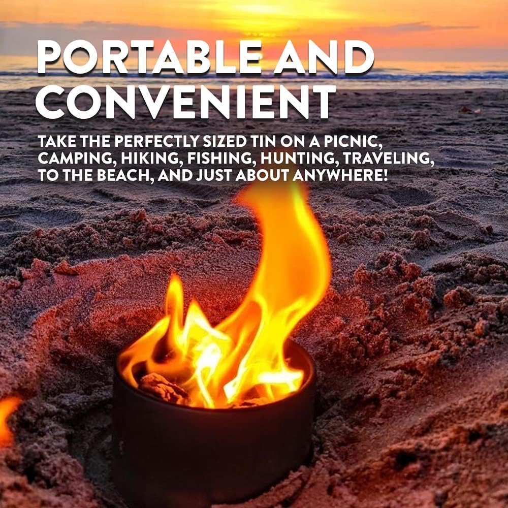 City Bonfires Portable Fire Pit - Mini Fire Pit, Table Top Firepit, No Wood, ...