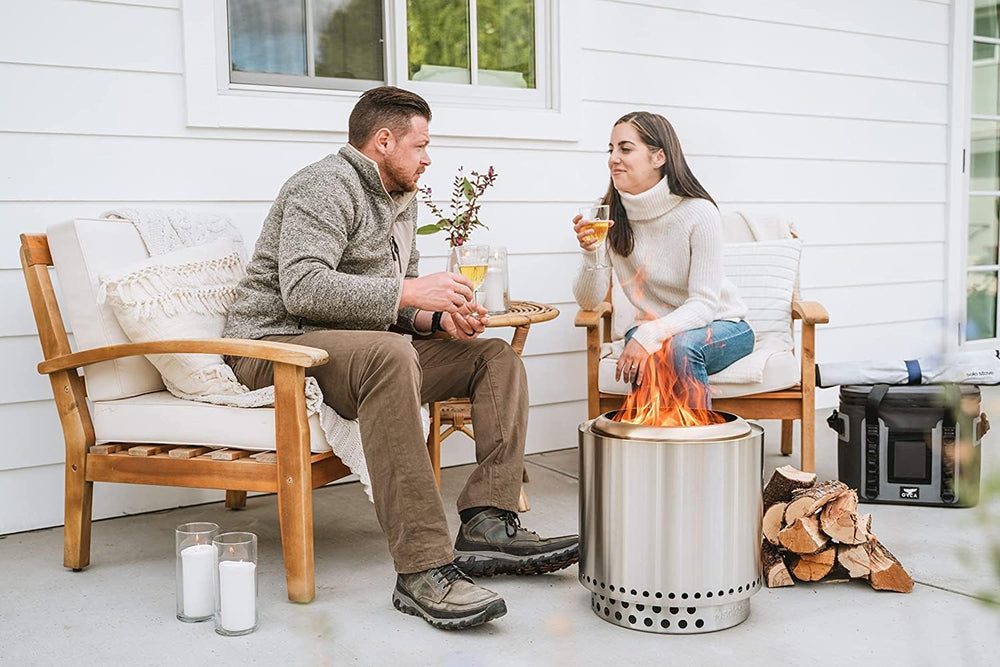 Solo Stove Ranger 2.0 15" Smokeless Fire Pit with Stand | Portable Fire Pit