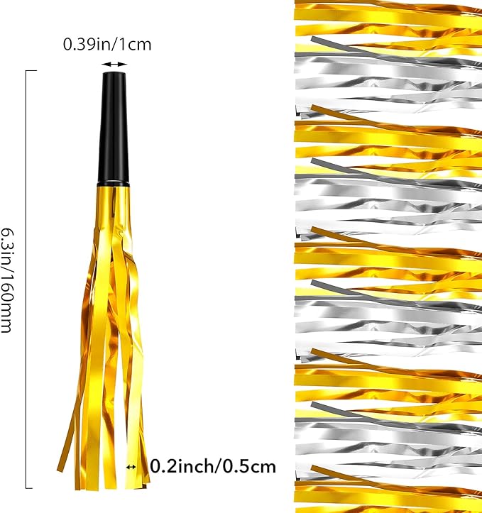 200 Pcs Party Blowers Noise Makers Party Horns Blowout Clappers Noisemakers f...