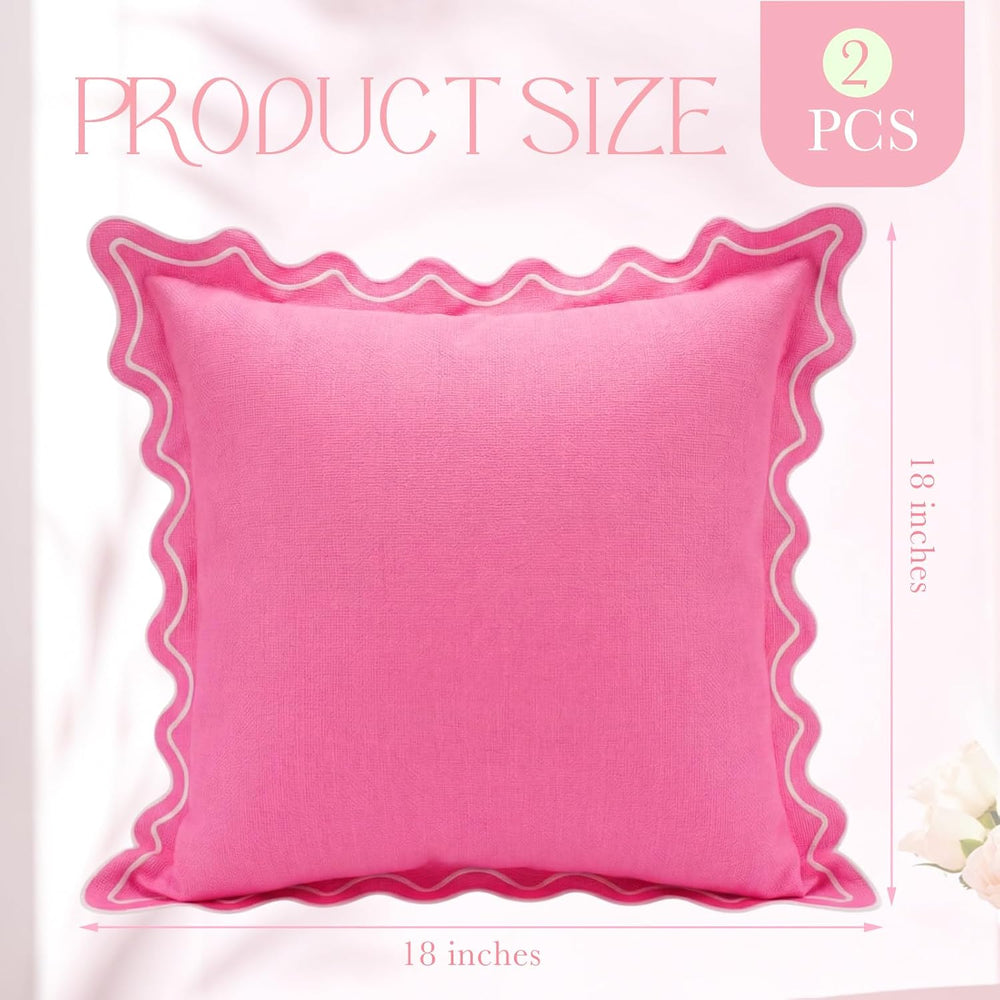 Novabright 4 Pack Outdoor Waterproof Pillow Covers Decorative Farmhouse Garde...