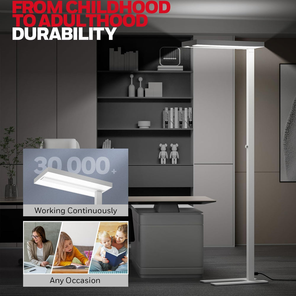 Honeywell 02E LED Floor Lamp, 16000LM Sunturalux Eye Caring Standing Light