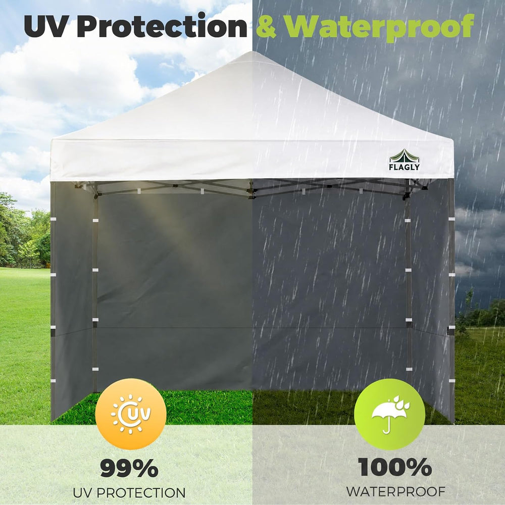 Instant Canopy Sidewalls for Pop Up Canopy Tent, 300D Waterproof Material for...