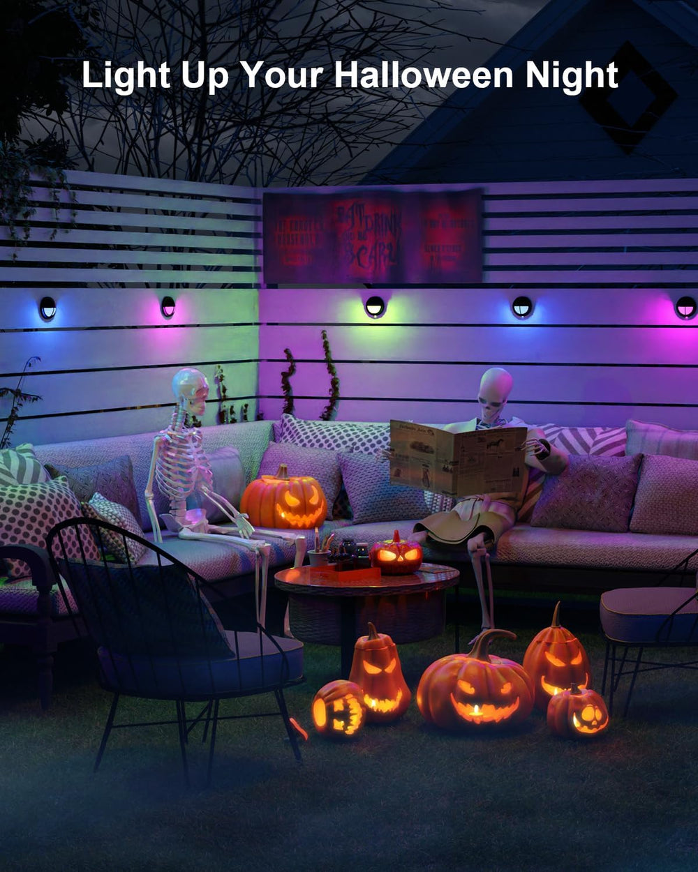 Lumary Smart Low Voltage Deck Lights with Hub, IP65 Waterproof, 6 Pack