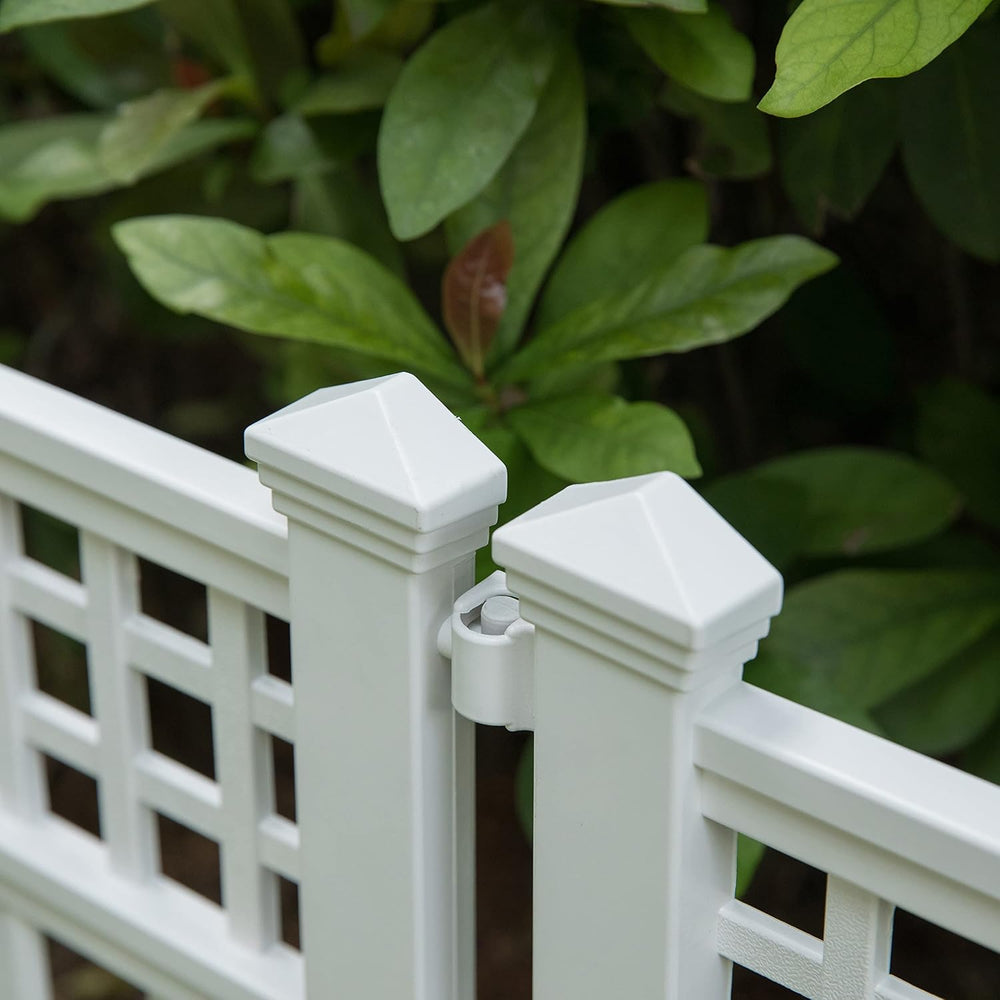 Gardenised Plastic Outdoor Decor Garden Flower Edger Fence, Border, Set of 4 ...