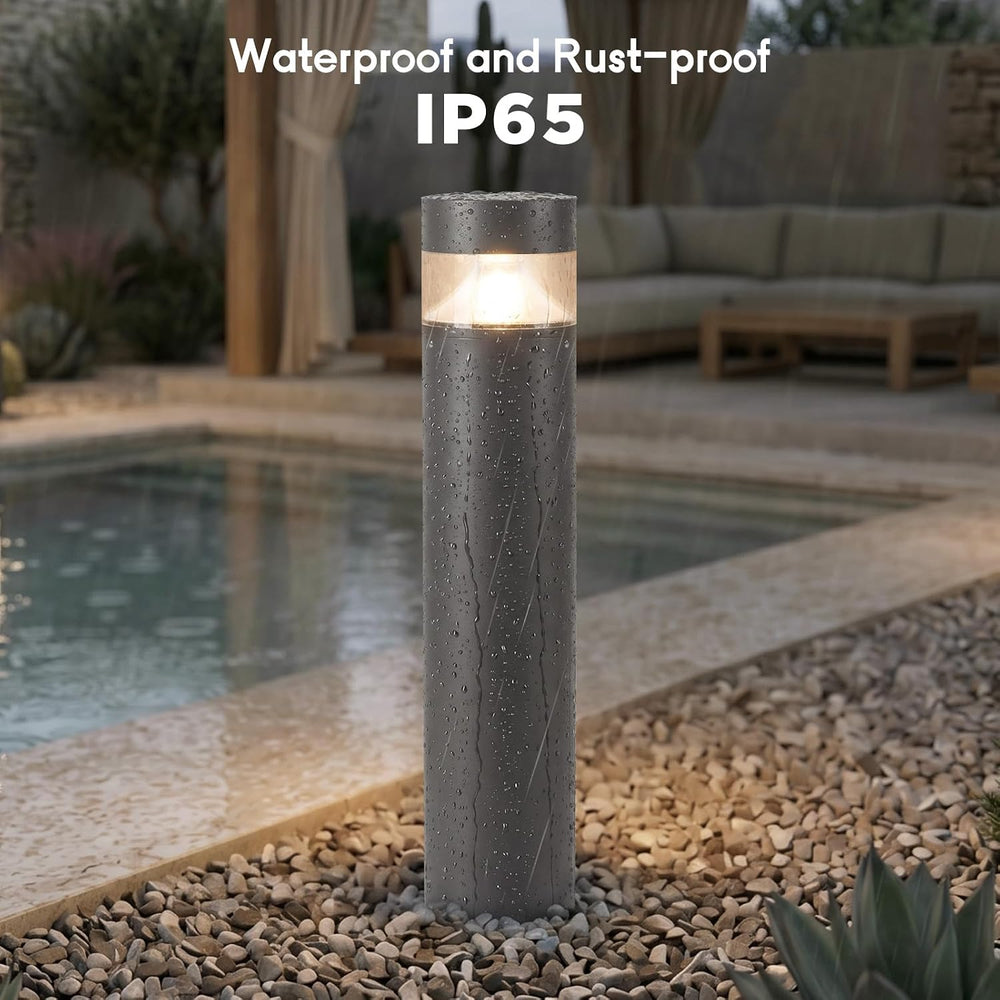 31.5'' Outdoor Pathway Lights Hard Wired, IP65 Waterproof Driveway Li...