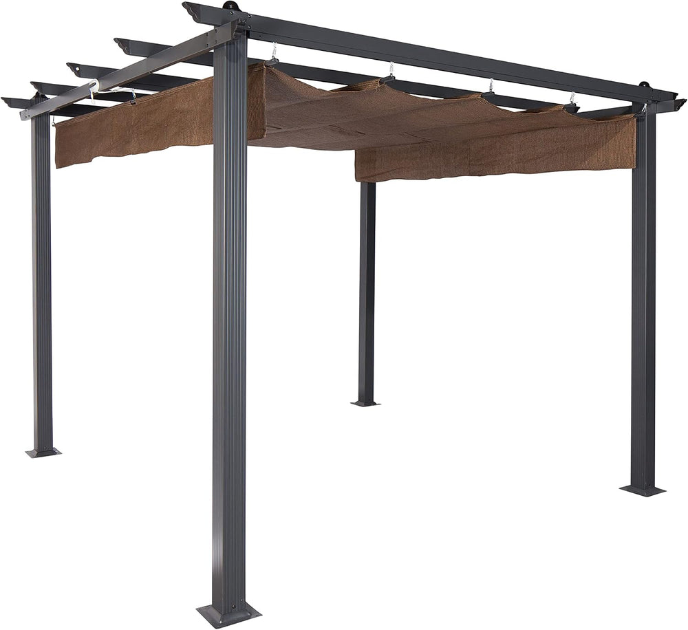 Coolaroo Aurora Pergola, Backyard or Patio Shade Pergola, Light Filtering 90%...