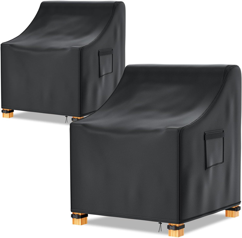 Likorlove Patio Chair Covers Waterproof – Fits up to 40" W x 40" D ...