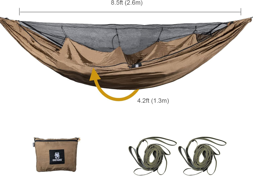 OneTigris KOMPOUND Camping Hammock with Net & Inner Thermal Layer