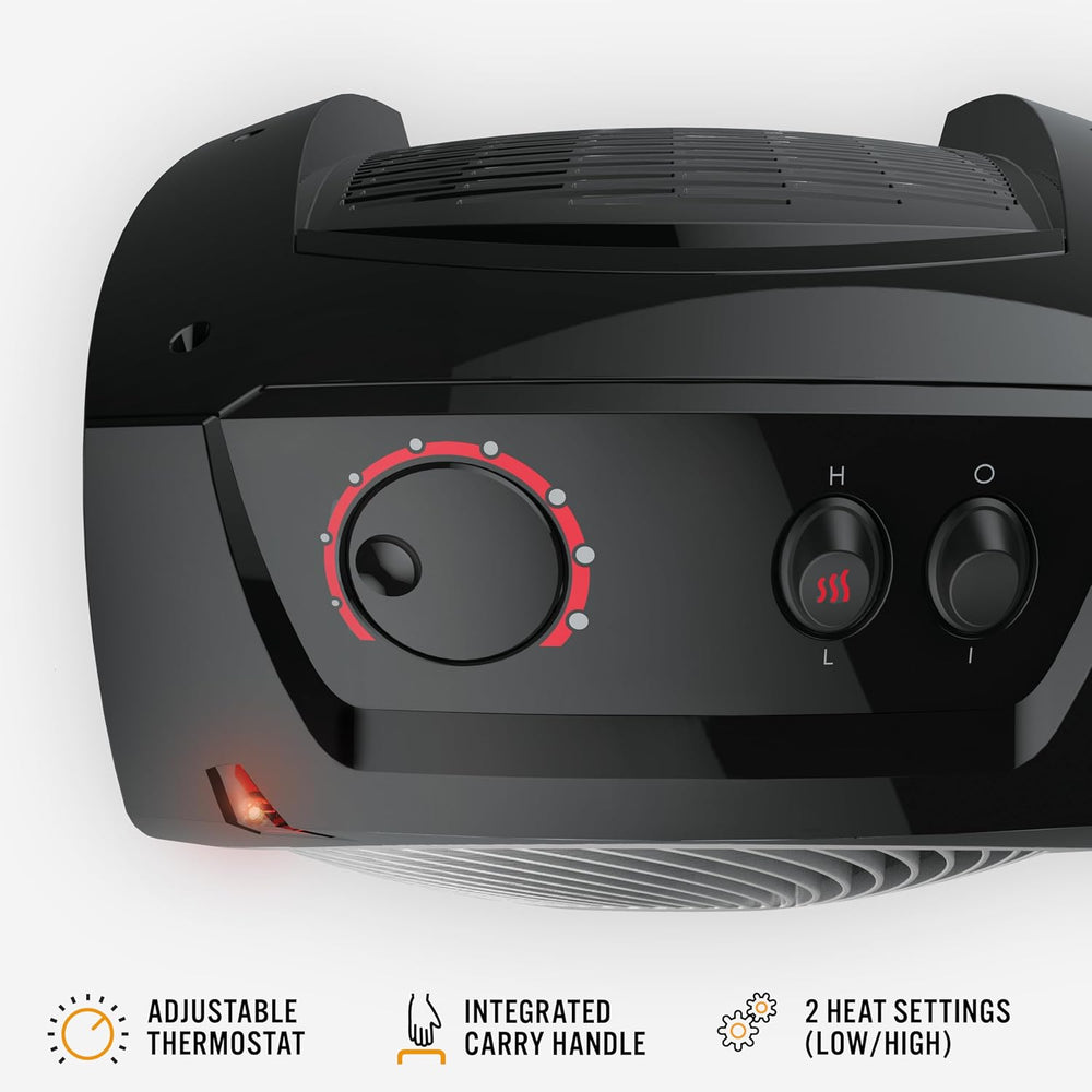Vornado VH10 (2025) Space Heater for Indoor Use, Adjustable Thermostat, 2 Hea...