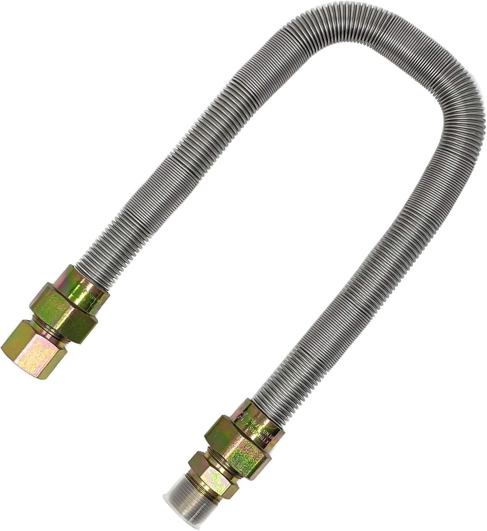 Midwest Hearth 3/4" Whistle Free Gas Flex Line for Fire Pit - Stainless ...