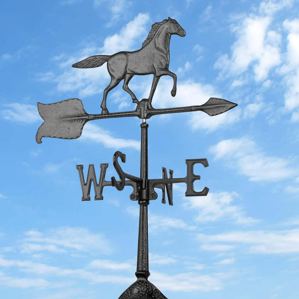 Whitehall Products Horse Accent Weathervane, 24-Inch, Black