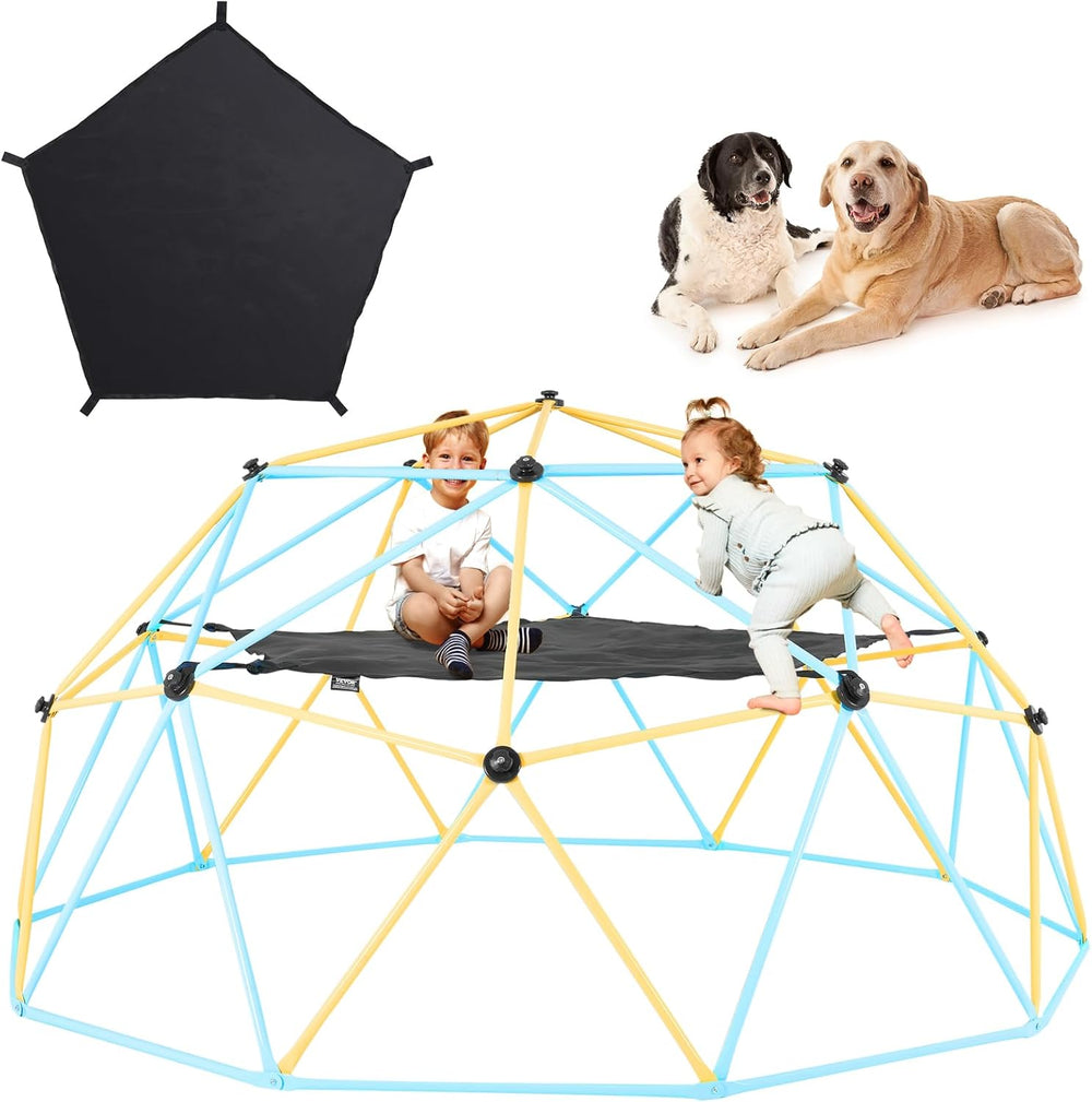 VEVOR Climbing Hammock for 10ft Dome, Load-Bearing 350 Pounds, Pentagon Jungl...