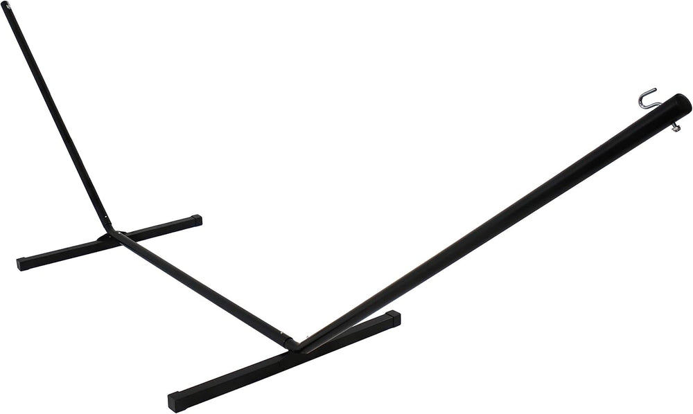 Sunnydaze Heavy-Duty Hammock Stand for Outside, Black, Easy Assembly